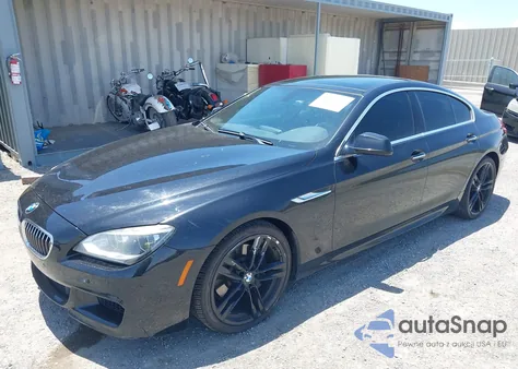 2013 BMW 640I Gran Coupe из США, поврежденный, VIN WBA6A0C50DDZ04229